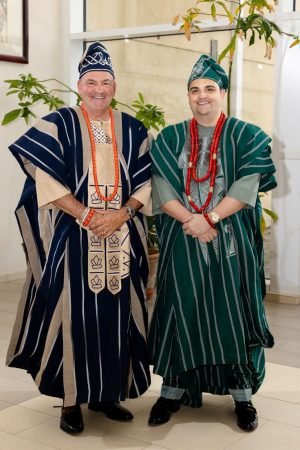 Traditional Nigerian Agbada Attire