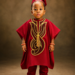 The Little Prince Heritage Agbada Set - Joush Luxury Kids Collection
