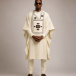 The Ivory Regent Prestige Agbada Set - Joush Luxury African Couture - Angle 1