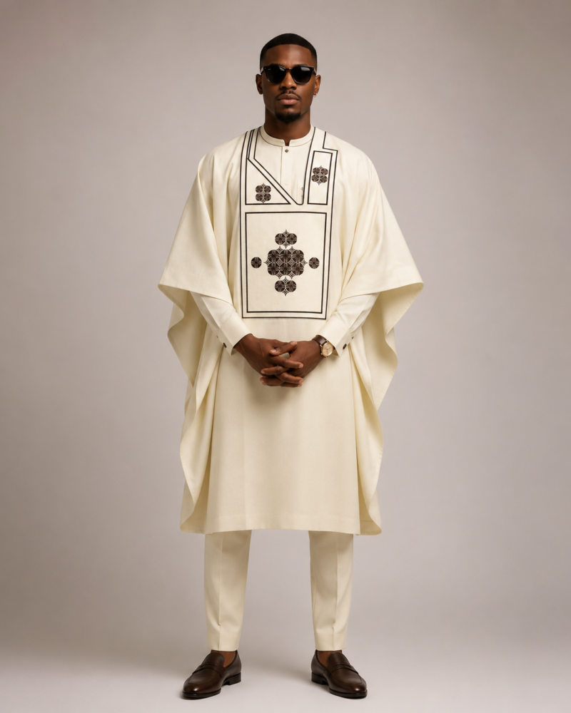 The Ivory Regent Prestige Agbada Set